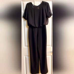 Black Dress Jumpsuit